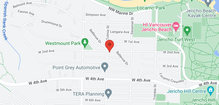 map of 4592 W 2ND AVENUE